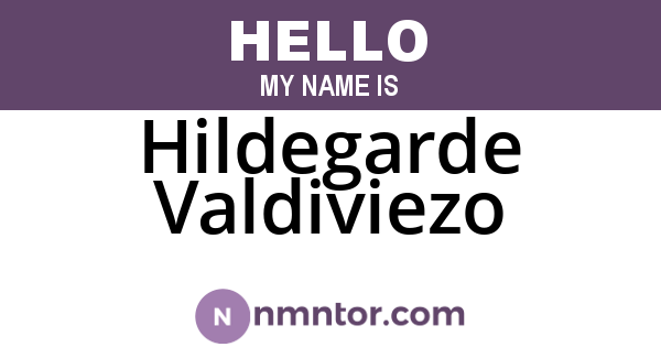 Hildegarde Valdiviezo