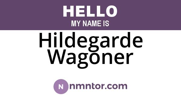 Hildegarde Wagoner