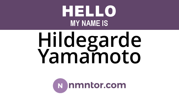 Hildegarde Yamamoto