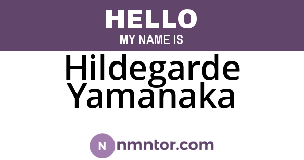 Hildegarde Yamanaka