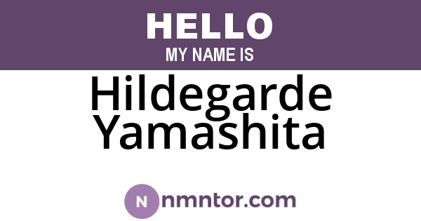 Hildegarde Yamashita