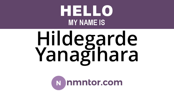 Hildegarde Yanagihara