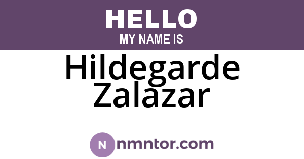 Hildegarde Zalazar
