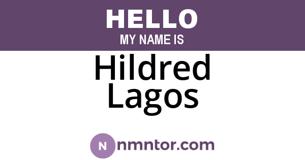 Hildred Lagos