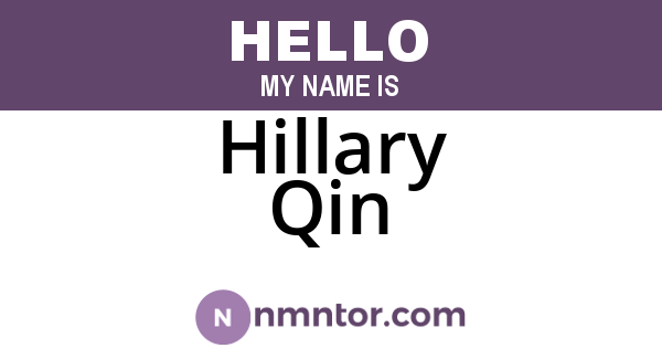 Hillary Qin