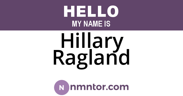 Hillary Ragland
