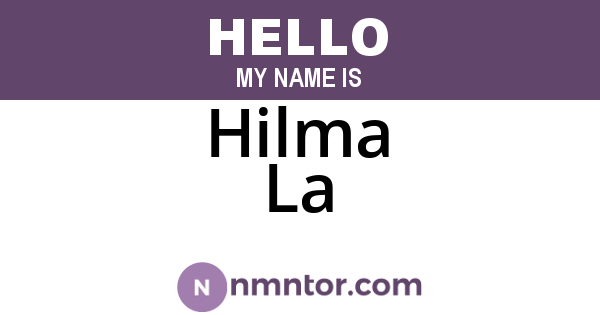 Hilma La