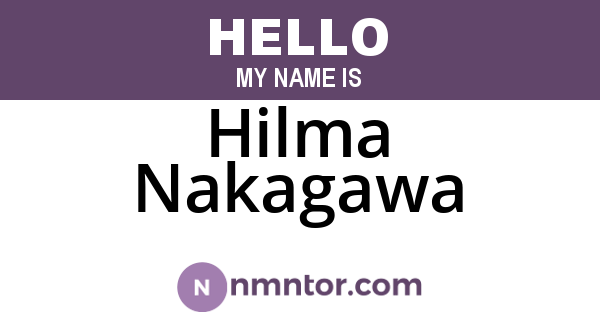 Hilma Nakagawa
