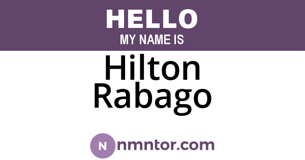 Hilton Rabago