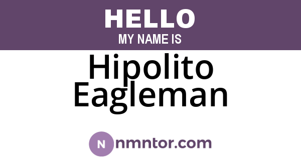 Hipolito Eagleman