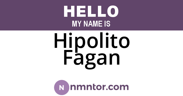 Hipolito Fagan