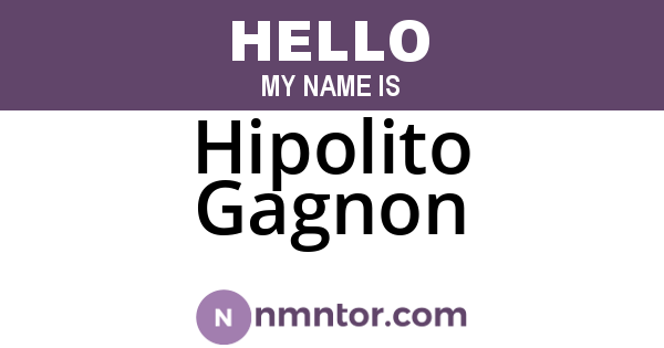 Hipolito Gagnon
