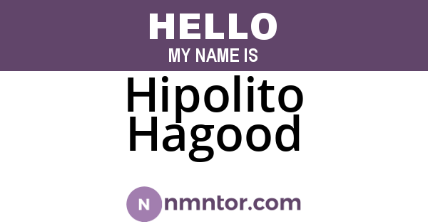 Hipolito Hagood