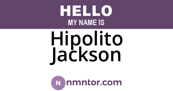 Hipolito Jackson