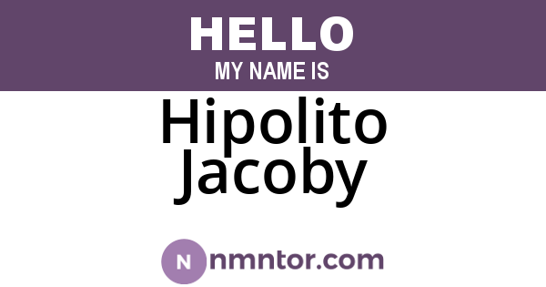 Hipolito Jacoby