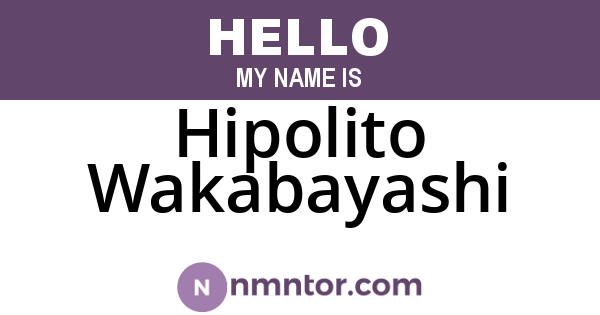 Hipolito Wakabayashi