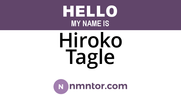 Hiroko Tagle