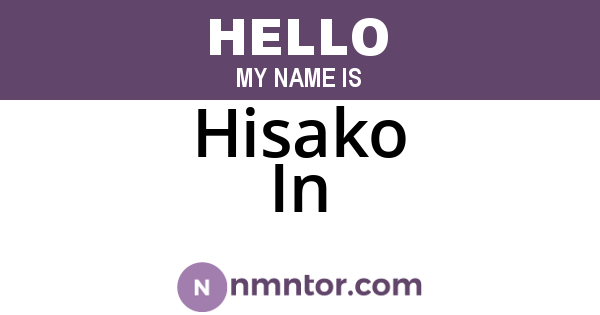 Hisako In