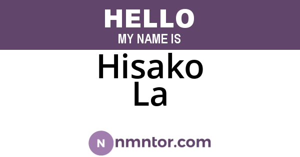 Hisako La