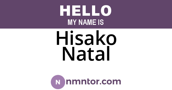 Hisako Natal