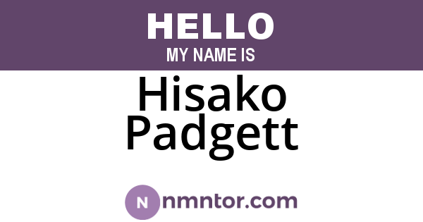 Hisako Padgett