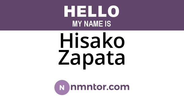 Hisako Zapata