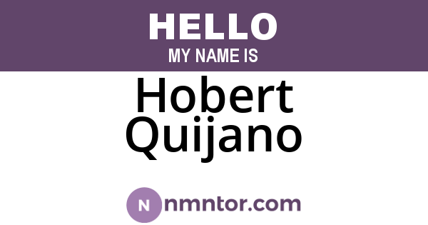 Hobert Quijano