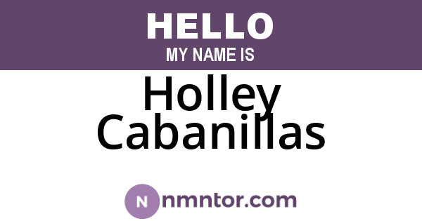 Holley Cabanillas