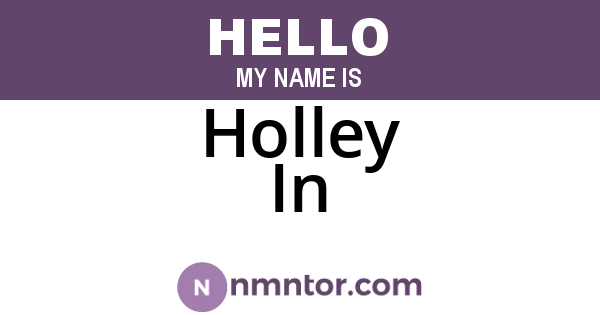 Holley In
