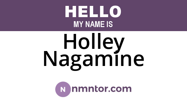 Holley Nagamine