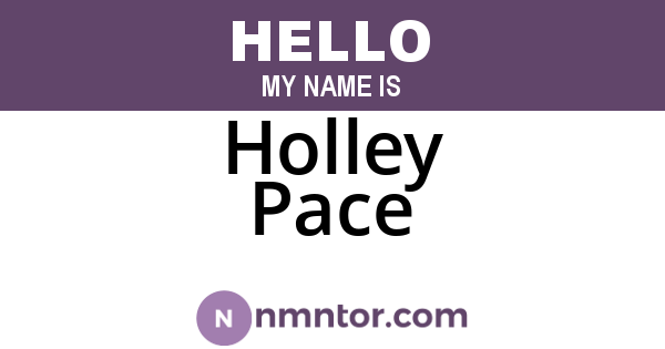 Holley Pace
