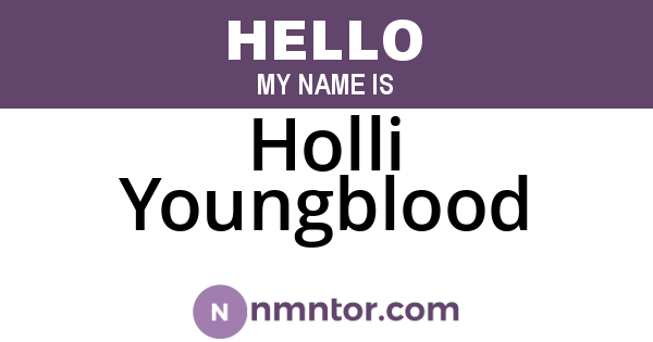 Holli Youngblood