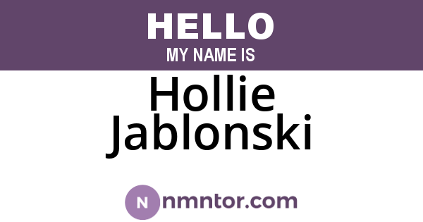 Hollie Jablonski