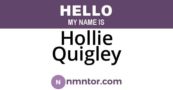 Hollie Quigley