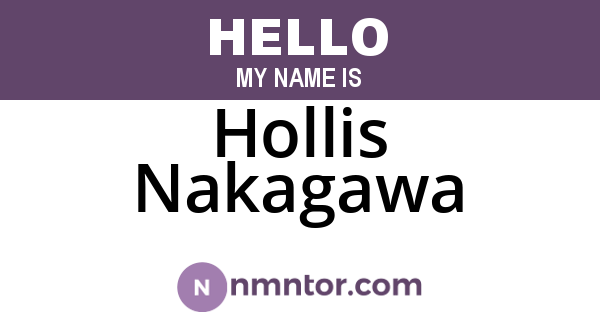 Hollis Nakagawa