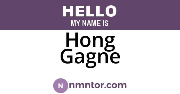 Hong Gagne