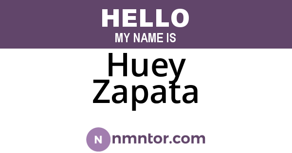 Huey Zapata