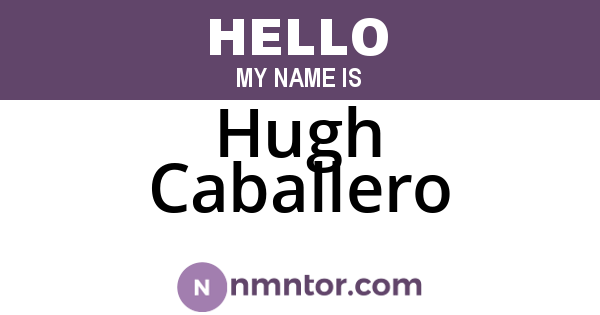 Hugh Caballero