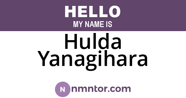 Hulda Yanagihara
