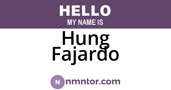 Hung Fajardo