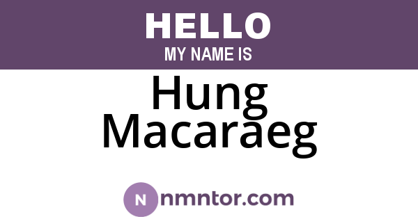 Hung Macaraeg