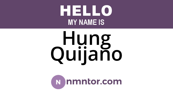 Hung Quijano