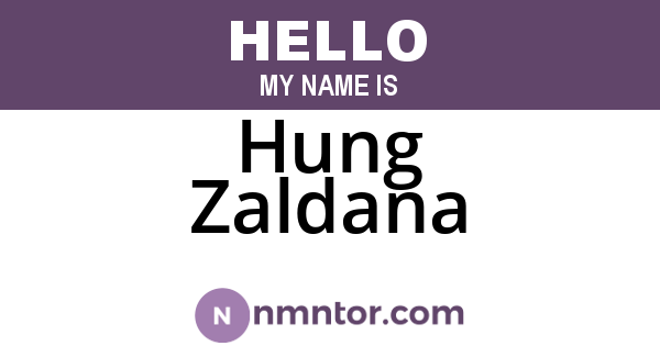 Hung Zaldana