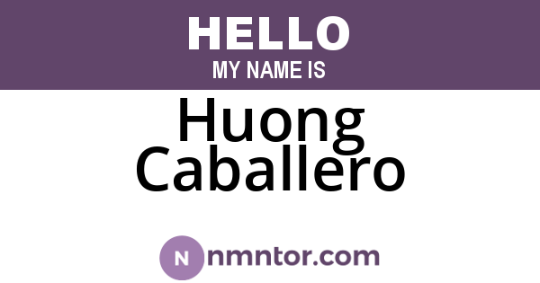 Huong Caballero