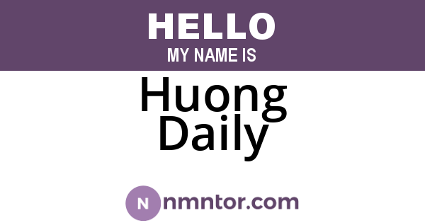 Huong Daily