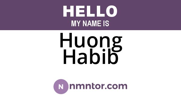 Huong Habib