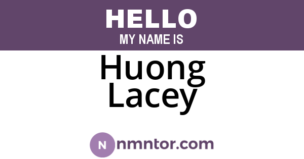Huong Lacey