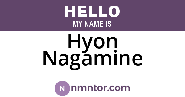 Hyon Nagamine