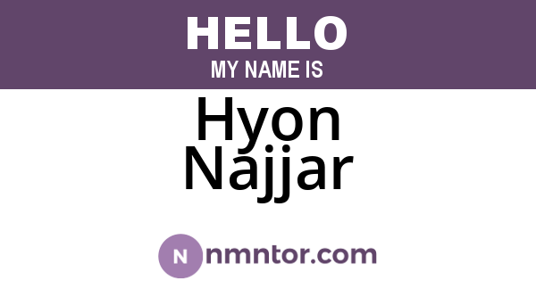 Hyon Najjar