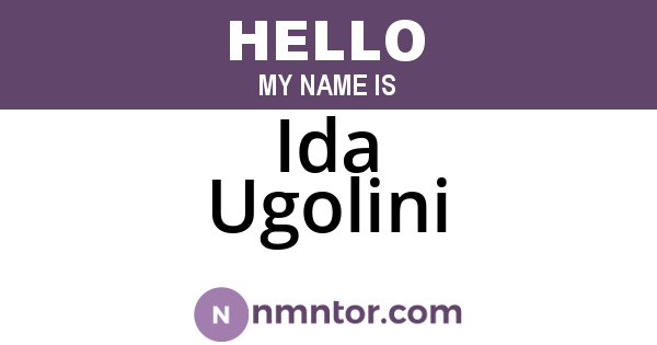 Ida Ugolini